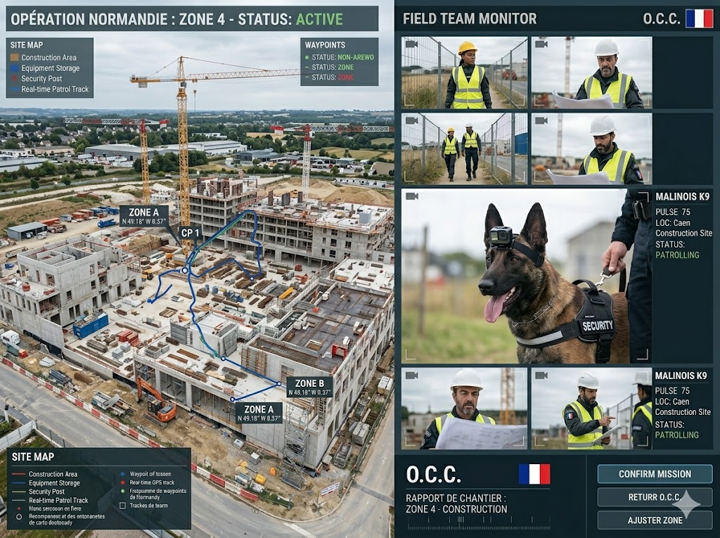 Opération sécurité chantier BTP Normandie — Orange Protection