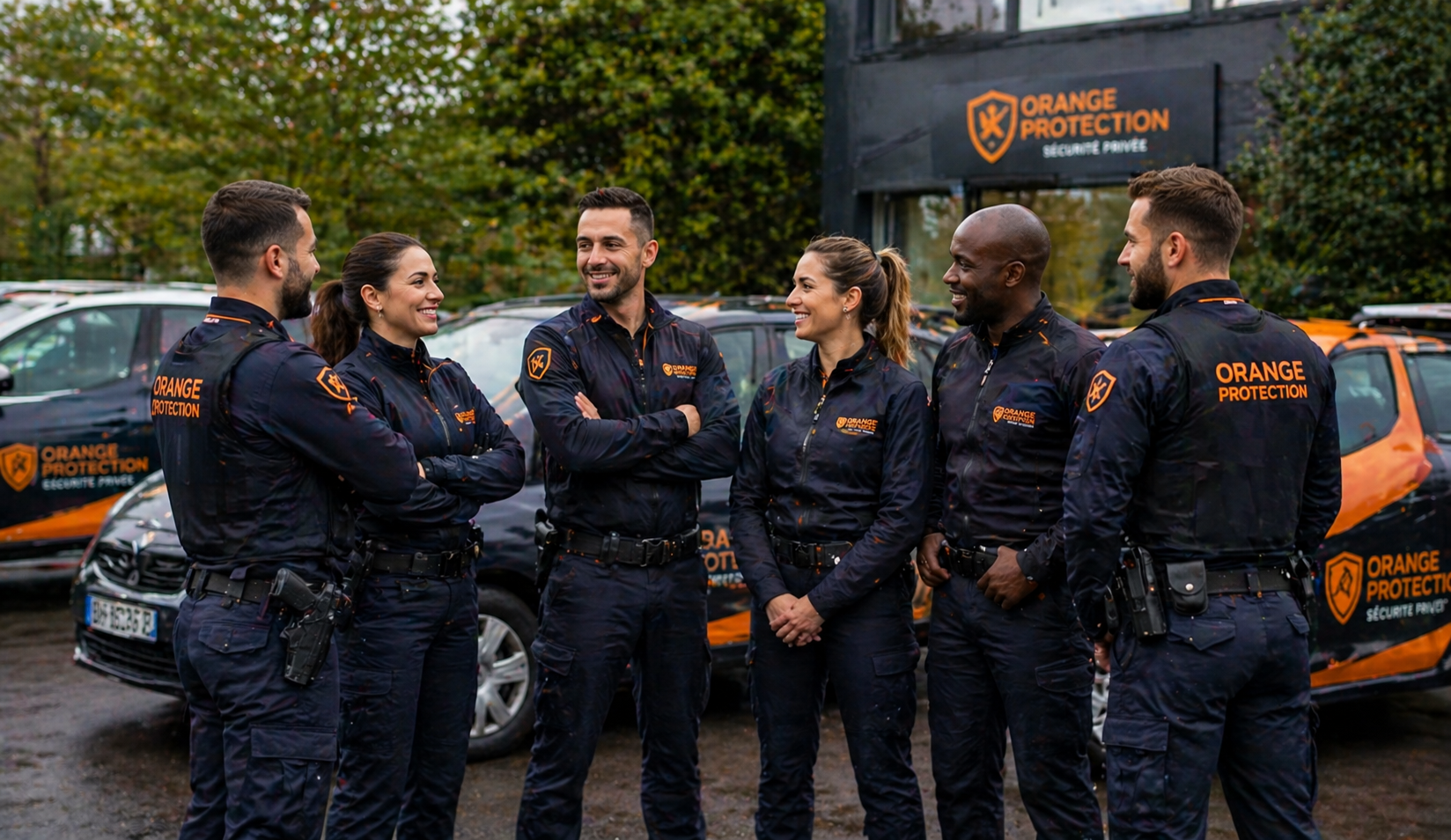Équipe Orange Protection agents certifiés CNAPS