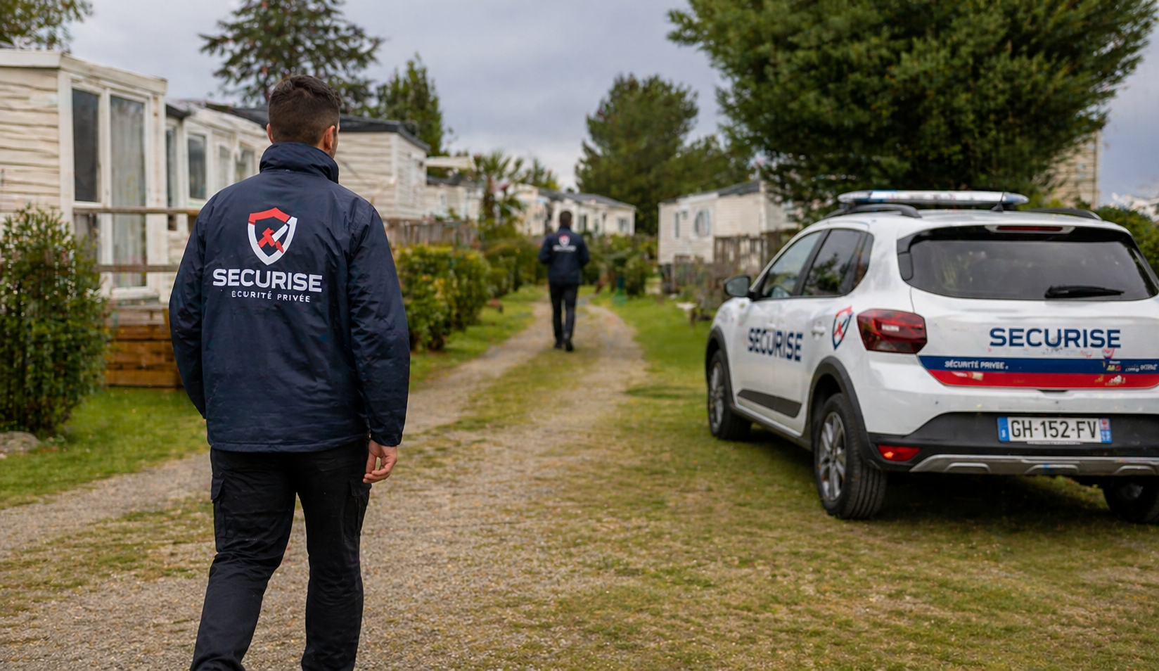 Ronde de sécurité nocturne en camping — agent Orange Protection